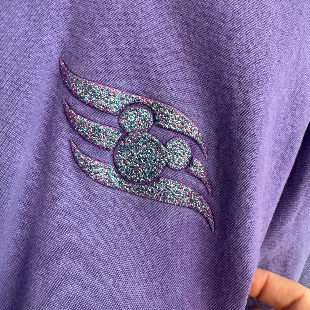 Large purple Disney Cruise Line ombré spirit jersey - Picture 2 of 4